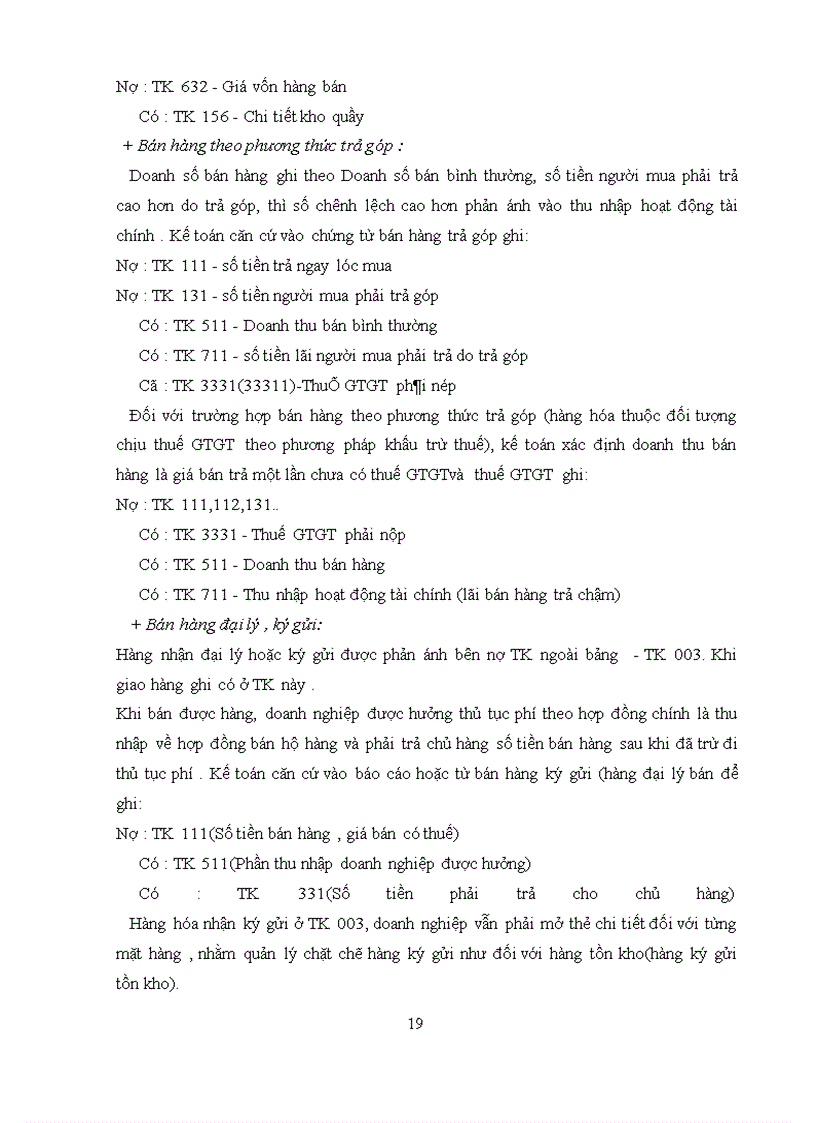 image for page Hạch toán tiêu thụ hàng hóa và xác định kết quả tiêu thụ ở Công Ty Thực phẩm Miền Bắc