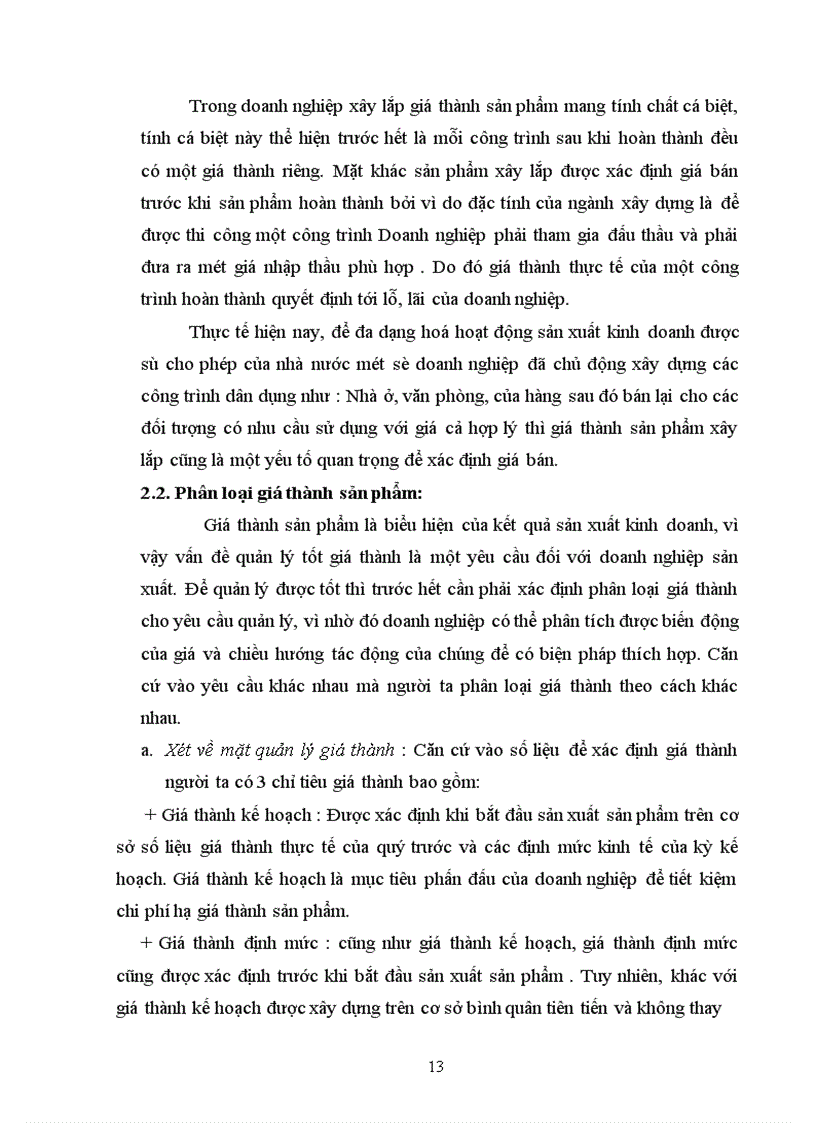 image for page Tổ chức hạch toán chi phí sản xuất để tính giá thành sản phẩm xây lắp
