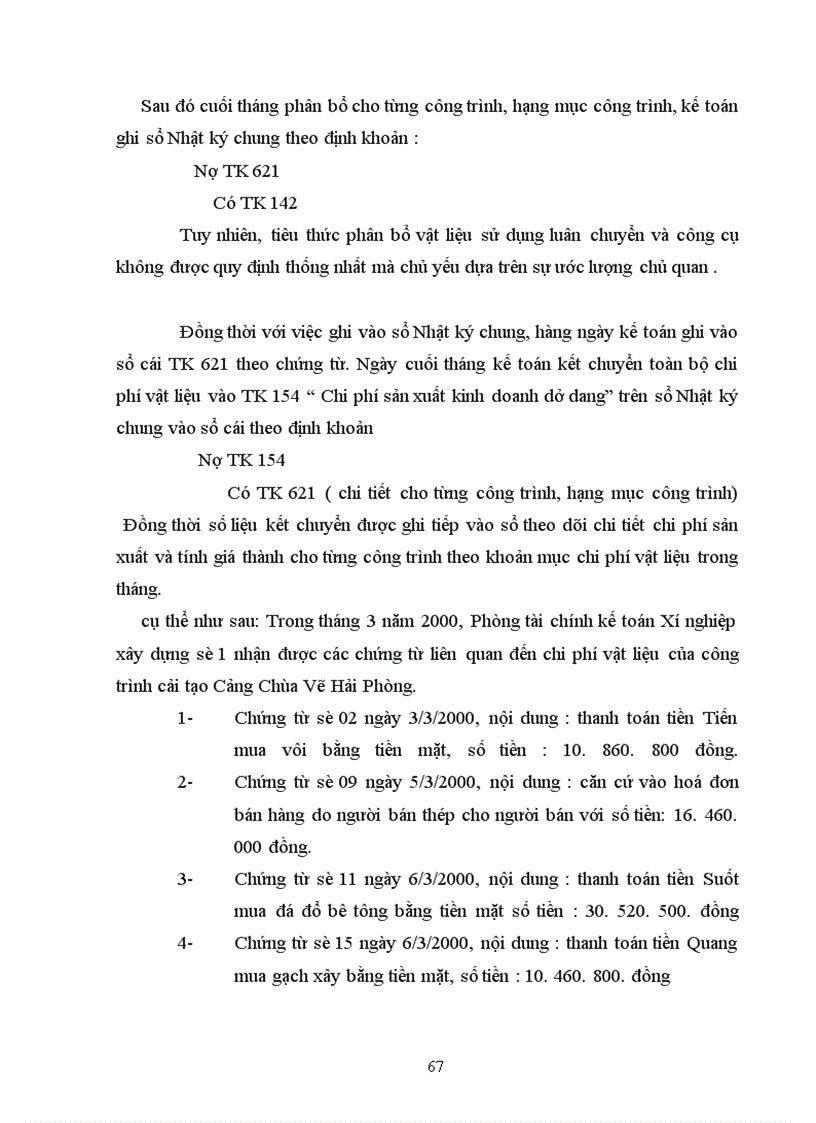 image for page Tổ chức hạch toán chi phí sản xuất để tính giá thành sản phẩm xây lắp