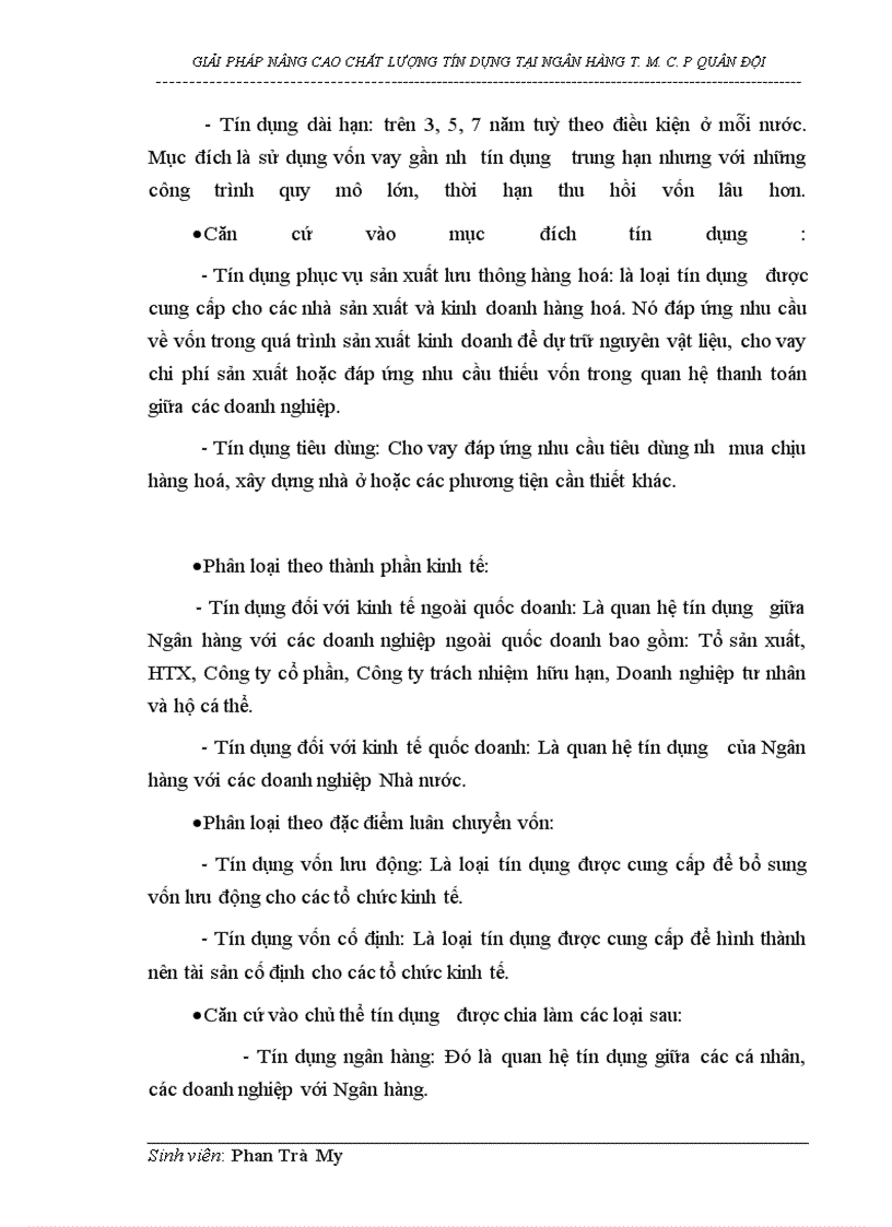 image for page Giải pháp nâng cao chất lượng tín dụng tại Ngân hàng thương mại cổ phần Quân đội