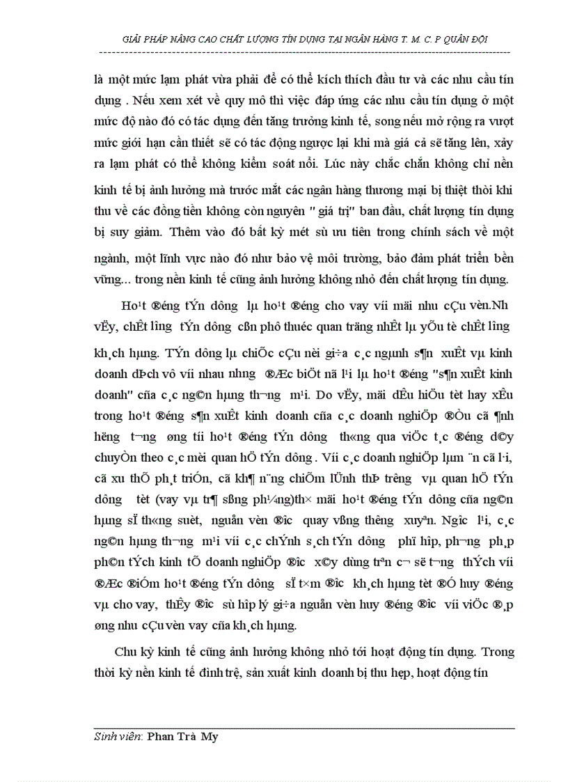 image for page Giải pháp nâng cao chất lượng tín dụng tại Ngân hàng thương mại cổ phần Quân đội