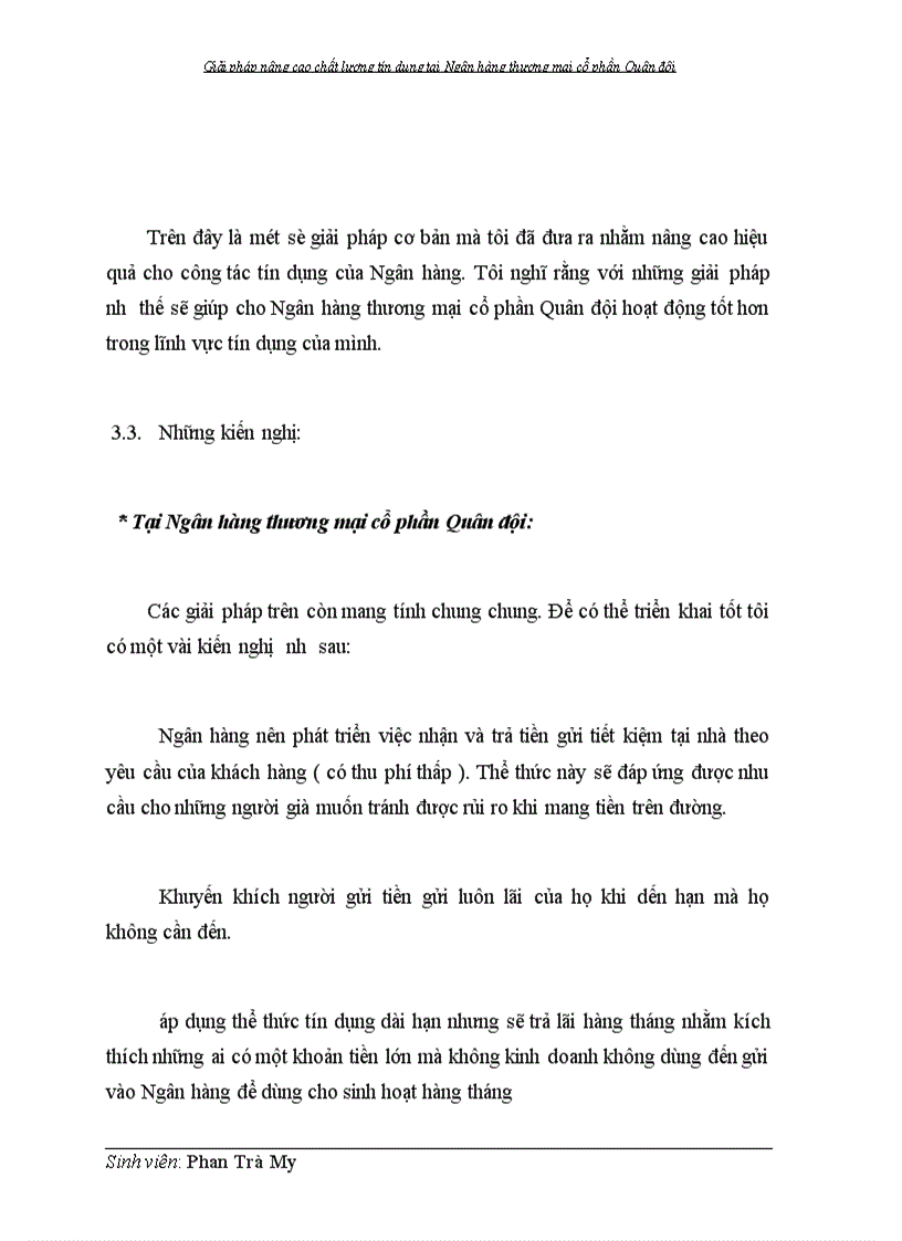 image for page Giải pháp nâng cao chất lượng tín dụng tại Ngân hàng thương mại cổ phần Quân đội