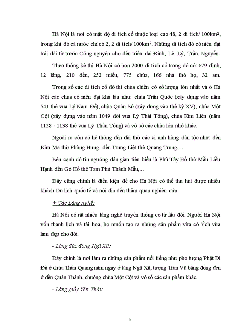 image for page Phát triển thị trường Du lịch Hà Nội