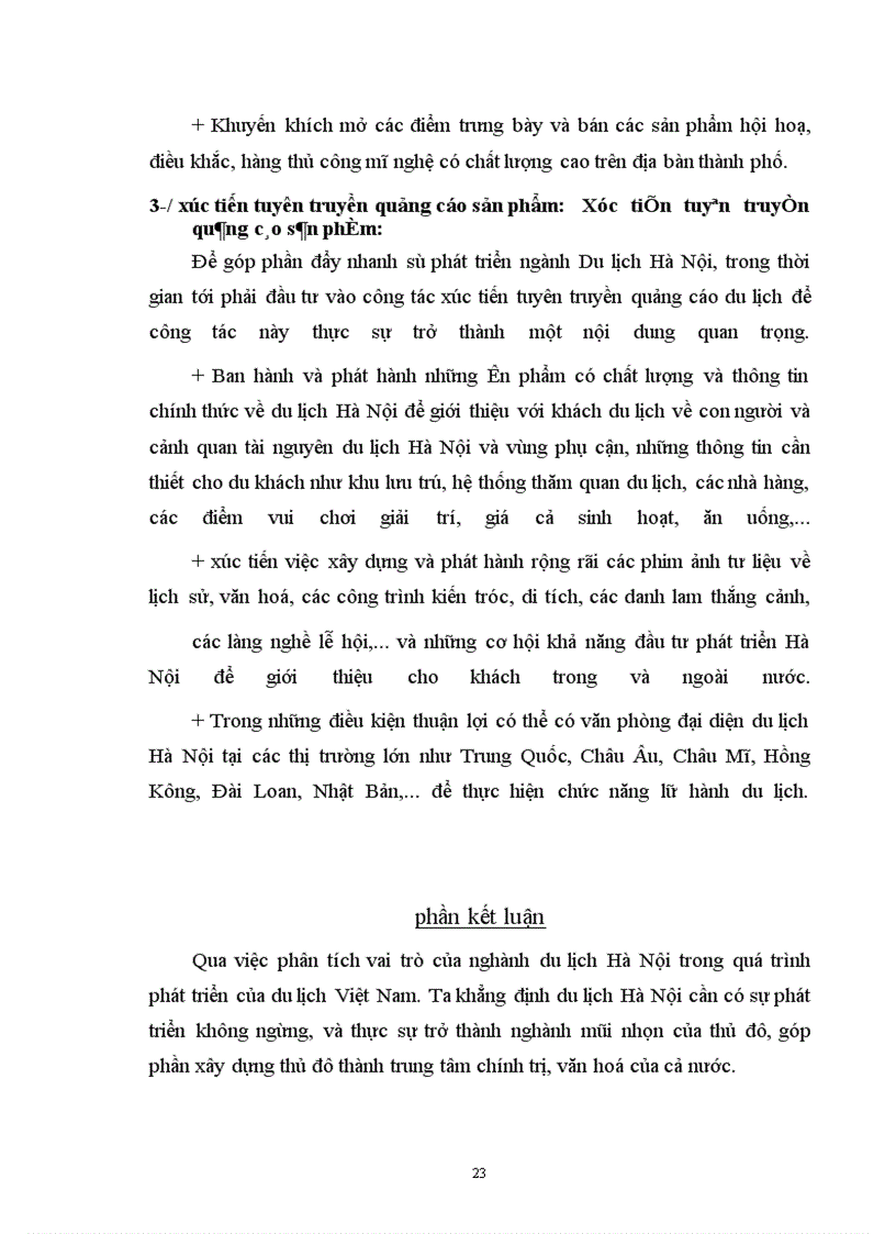 image for page Phát triển thị trường Du lịch Hà Nội