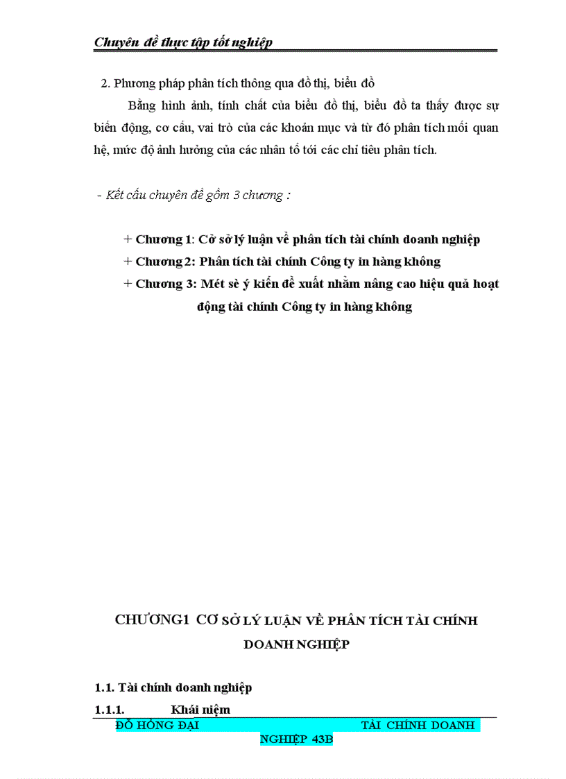 image for page Phân tích tài chính Công ty In hàng không