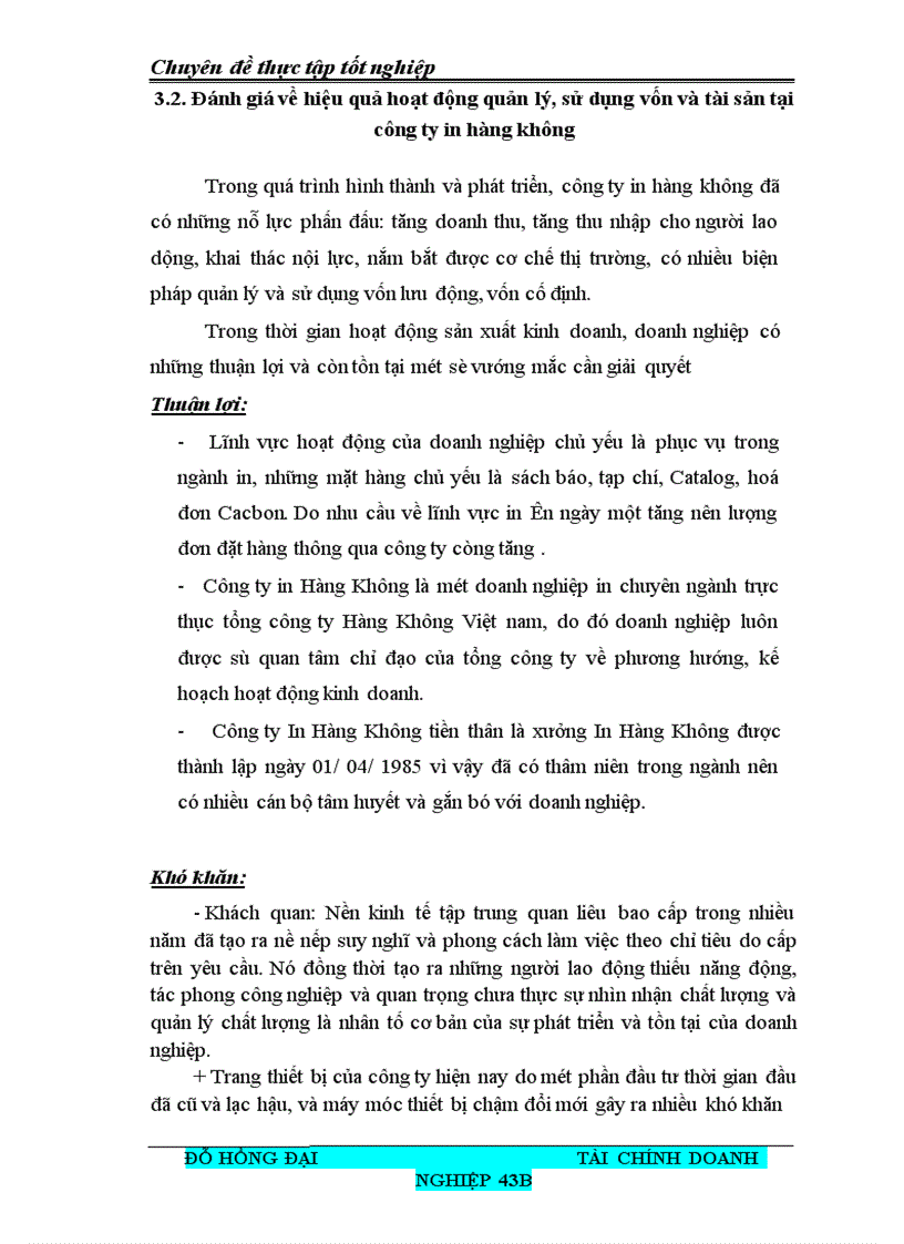 image for page Phân tích tài chính Công ty In hàng không