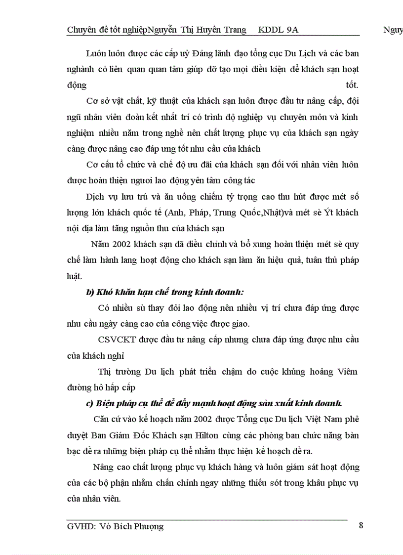 image for page Nghiệp vụ phục vụ buồng tại khách sạn Hilton Hanoi Opera II