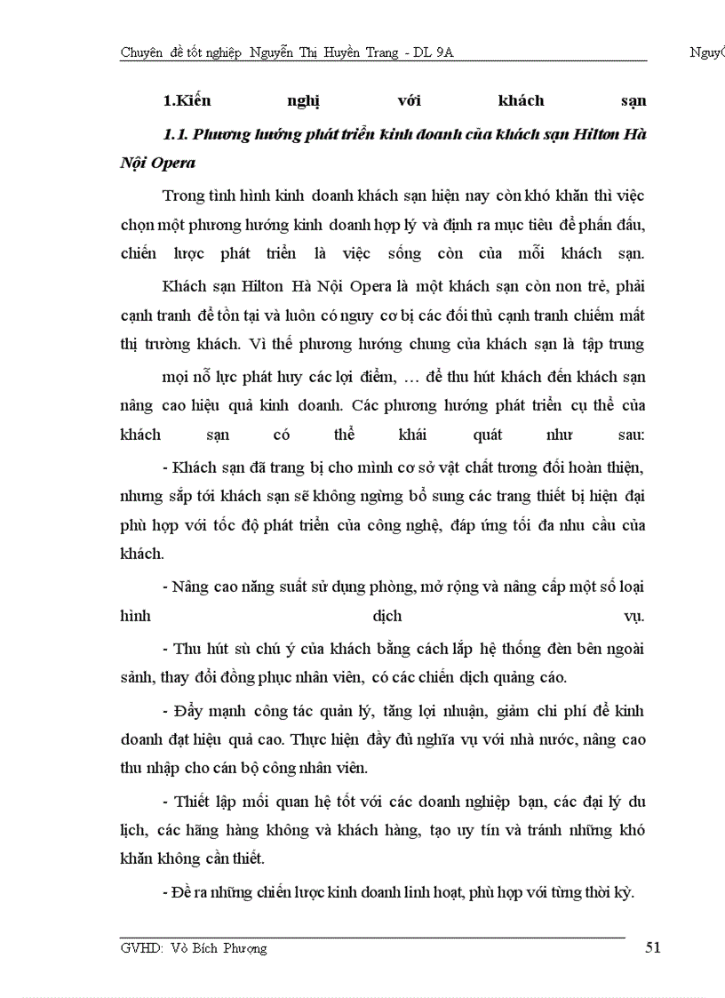 image for page Nghiệp vụ phục vụ buồng tại khách sạn Hilton Hanoi Opera II