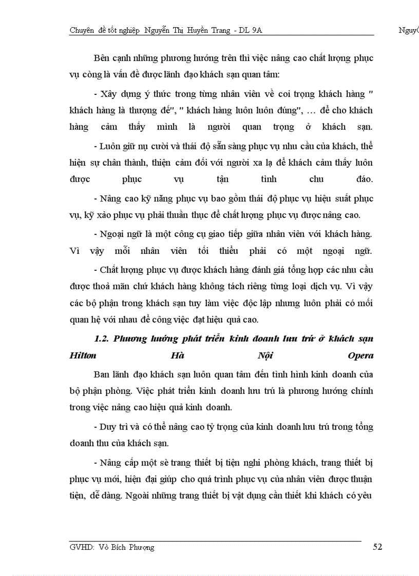 image for page Nghiệp vụ phục vụ buồng tại khách sạn Hilton Hanoi Opera II