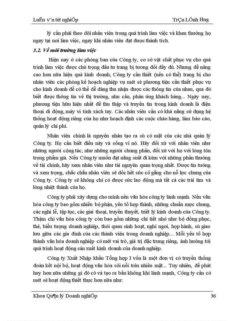image for page Một số giải pháp nhằm nâng cao chất lượng đãi ngộ nhân sự ở Công ty Xuất Nhập khẩu Tổng hợp I - Bộ Thương mại