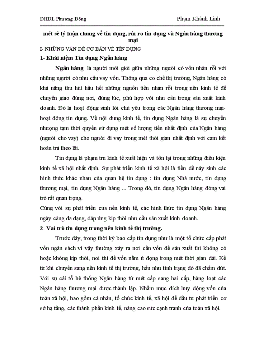 image for page Rủi ro tín dụng và một số biện pháp phòng ngừa rủi ro tín dụng tại Ngân hàng thương mại Việt Nam