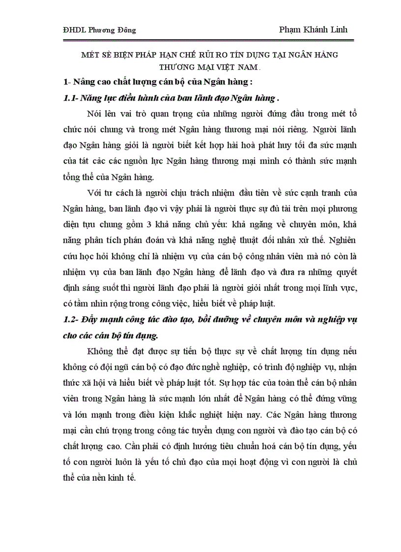 image for page Rủi ro tín dụng và một số biện pháp phòng ngừa rủi ro tín dụng tại Ngân hàng thương mại Việt Nam