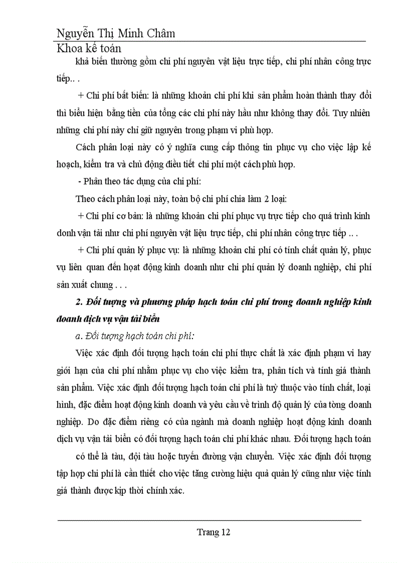 image for page Hoàn thiện hạch toán chi phí, doanh thu và kết quả hoạt động kinh doanh vận tải biển tại Tổng công ty hàng hải Việt nam