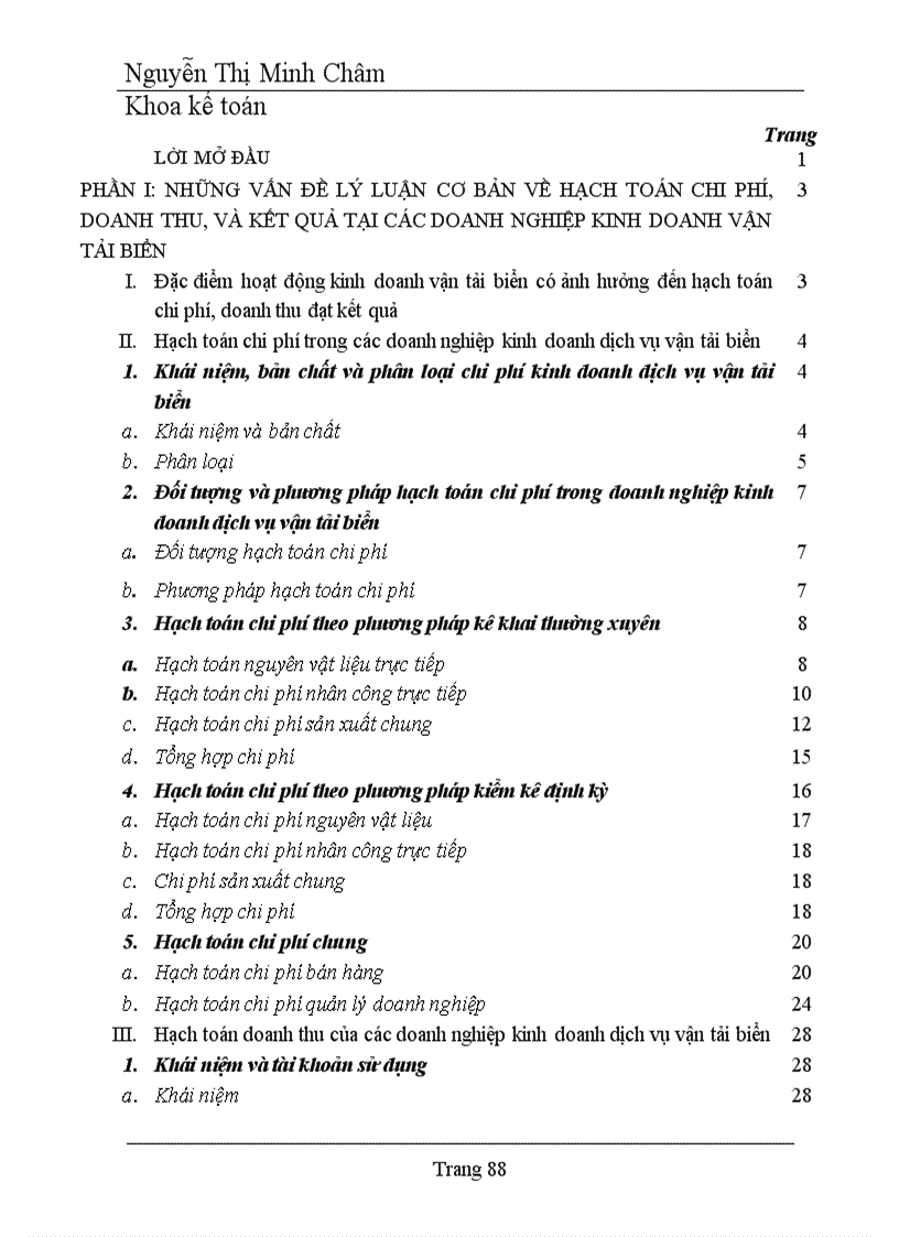 image for page Hoàn thiện hạch toán chi phí, doanh thu và kết quả hoạt động kinh doanh vận tải biển tại Tổng công ty hàng hải Việt nam