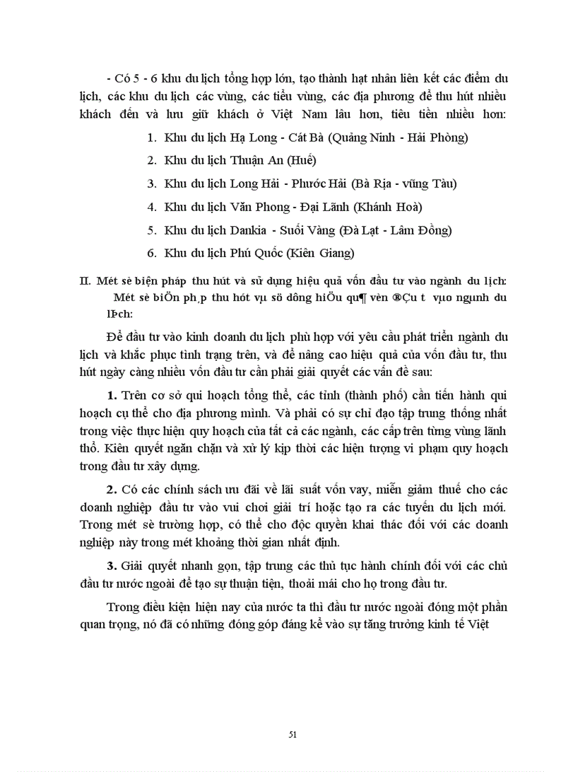 image for page Biện pháp thu hút và sử dụng hiệu quả vốn đầu tư vào du lịch