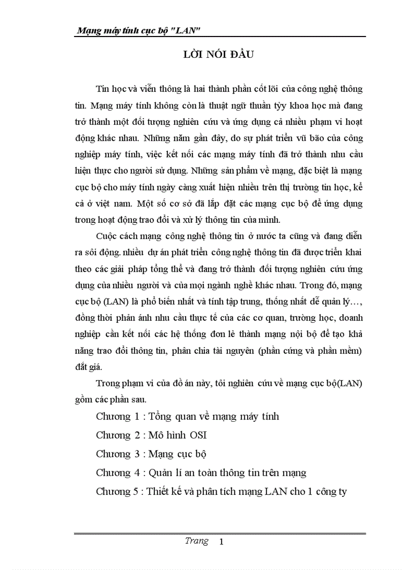 image for page Mạng máy tính c bộ LAN