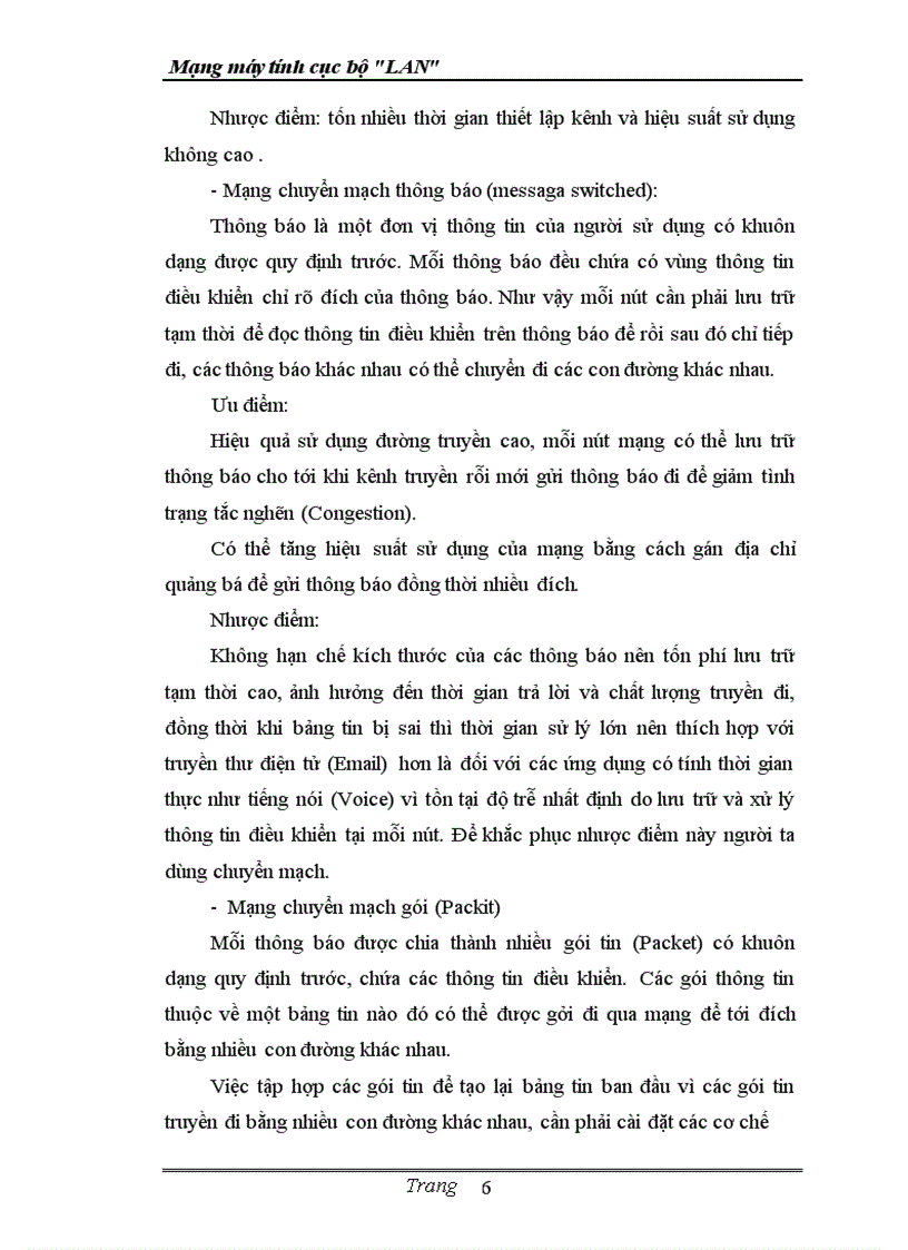 image for page Mạng máy tính c bộ LAN