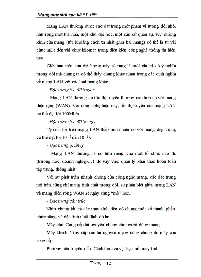 image for page Mạng máy tính c bộ LAN