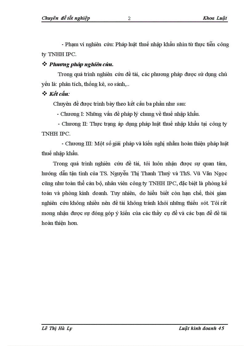image for page Thực trạng áp dụng pháp luật thuế nhập khẩu tại công ty TNHH IPC.