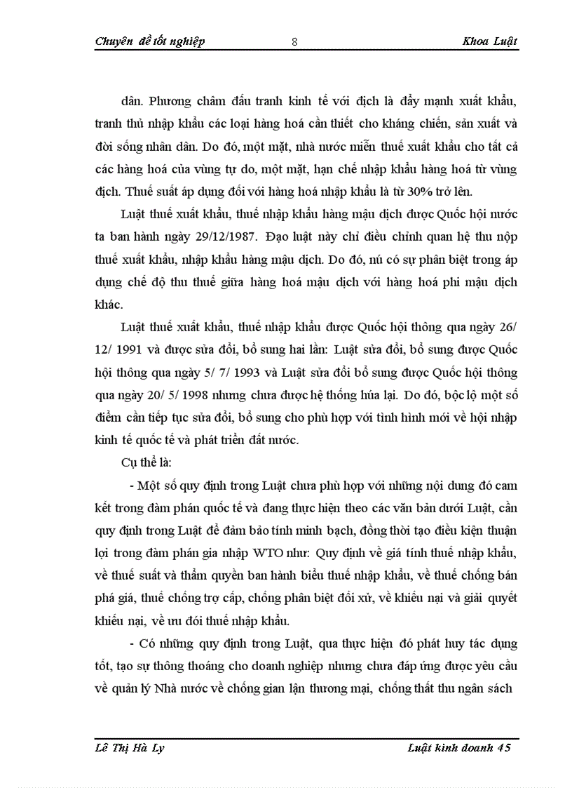image for page Thực trạng áp dụng pháp luật thuế nhập khẩu tại công ty TNHH IPC.