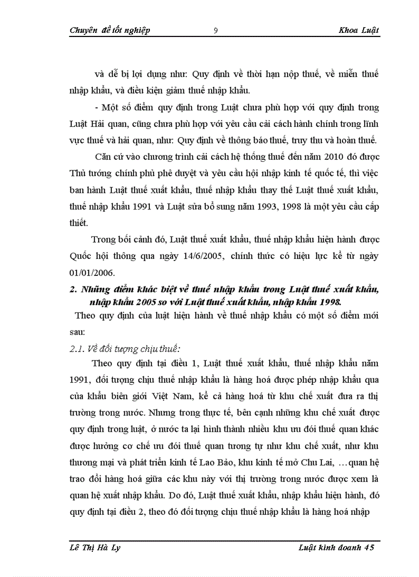 image for page Thực trạng áp dụng pháp luật thuế nhập khẩu tại công ty TNHH IPC.