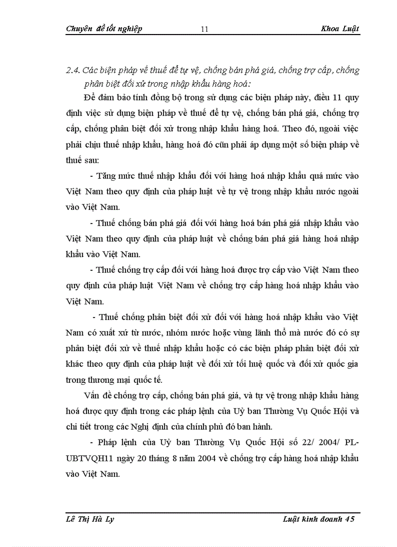 image for page Thực trạng áp dụng pháp luật thuế nhập khẩu tại công ty TNHH IPC.