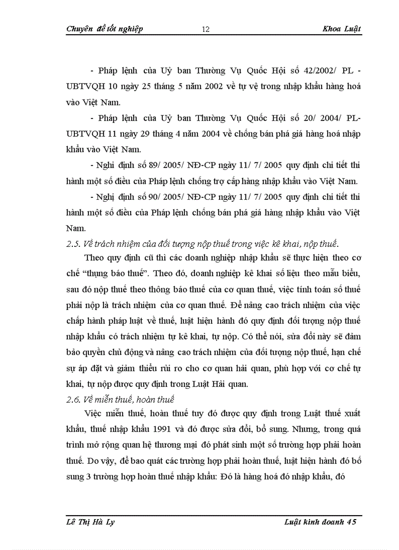 image for page Thực trạng áp dụng pháp luật thuế nhập khẩu tại công ty TNHH IPC.