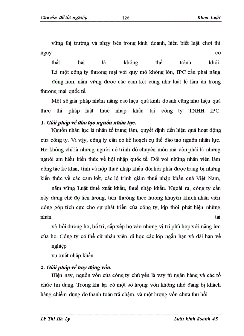 image for page Thực trạng áp dụng pháp luật thuế nhập khẩu tại công ty TNHH IPC.
