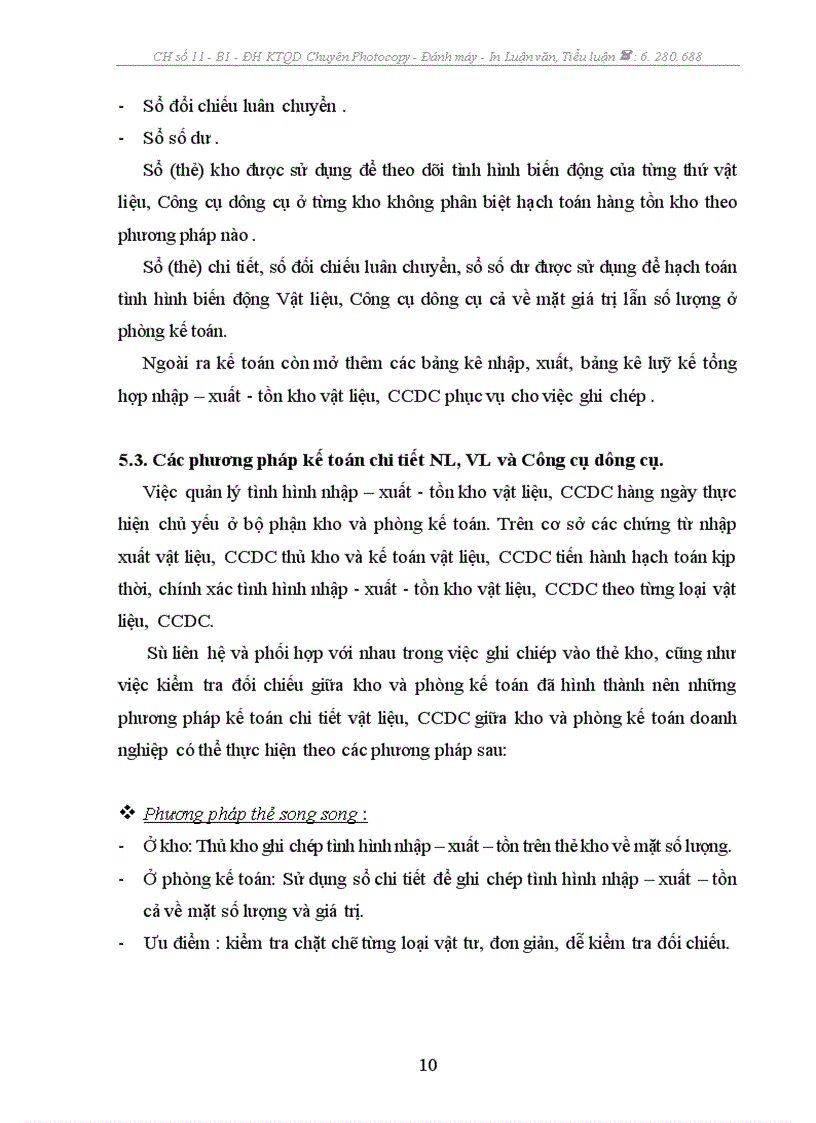 image for page Hạch toán kế toán NVL và CCDC tại Công ty TNHH bao bì Hà Linh