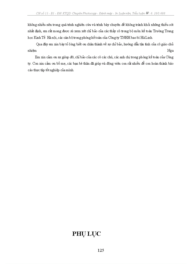 image for page Hạch toán kế toán NVL và CCDC tại Công ty TNHH bao bì Hà Linh