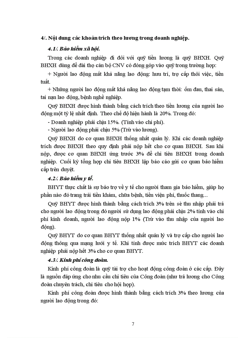 image for page Tổ chức hạch toán tiền lương và các khoản trích theo lương tại các doanh nghiệp