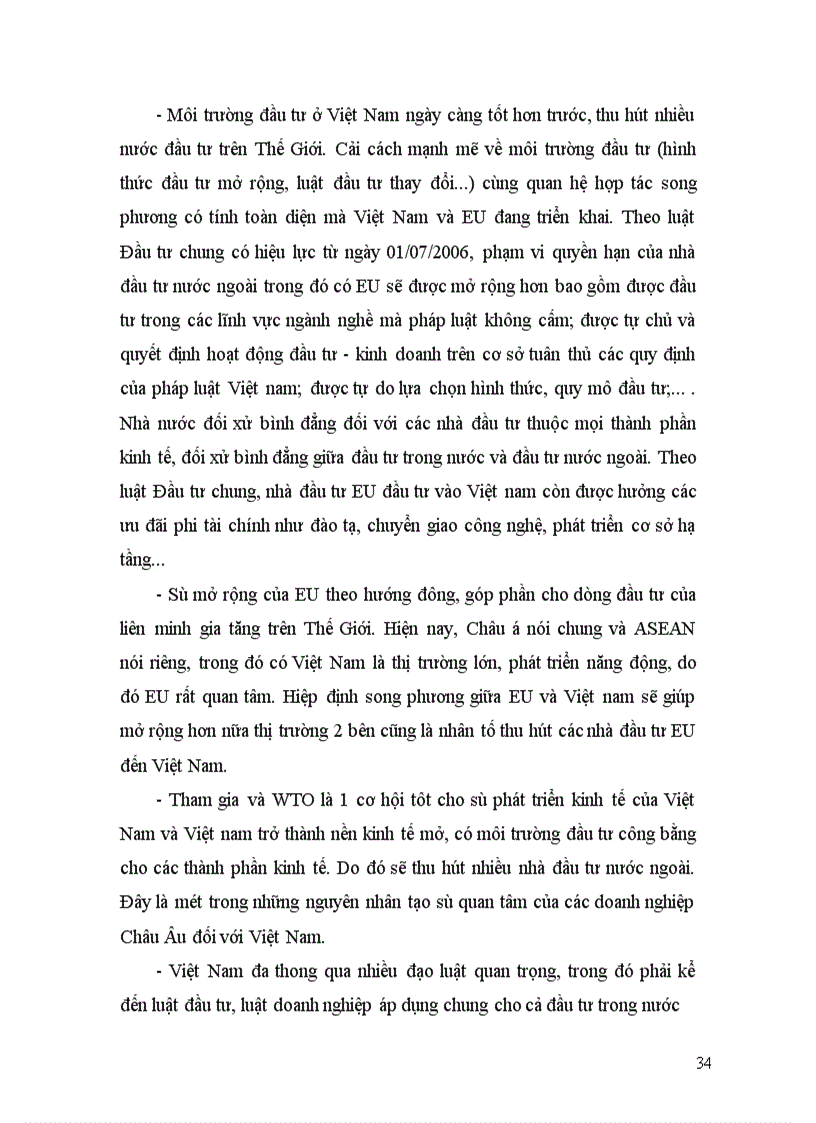 image for page Môi trường đầu tư ở Việt Nam và quan hệ Việt Nam-EU hiện nay: