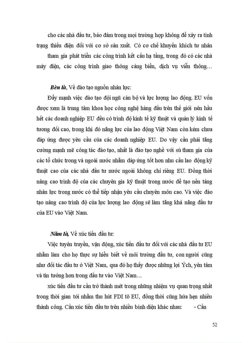 image for page Môi trường đầu tư ở Việt Nam và quan hệ Việt Nam-EU hiện nay: