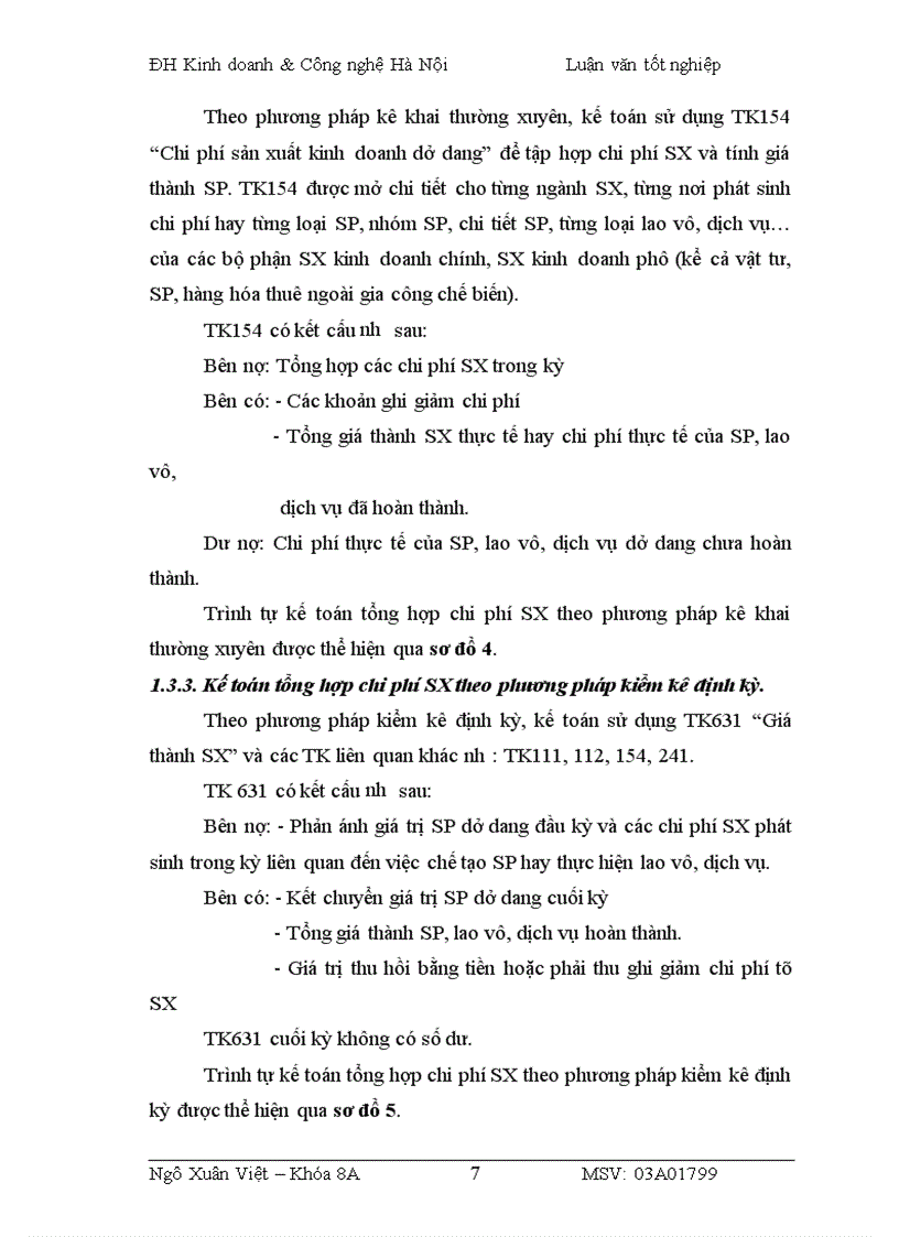 image for page Công tác tập hợp chi phí sản xuất và tính giá thành sản phẩm tại Công ty TNHH TM Việt Hồng
