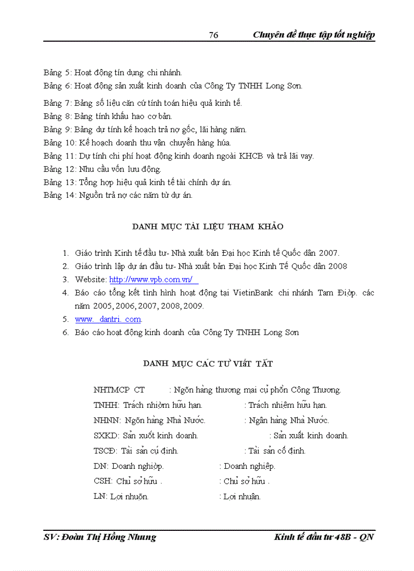 image for page Thực trạng công tác thẩm định dự án vay vốn tại NH TMCP CT Chi nhánh Tam Điệp