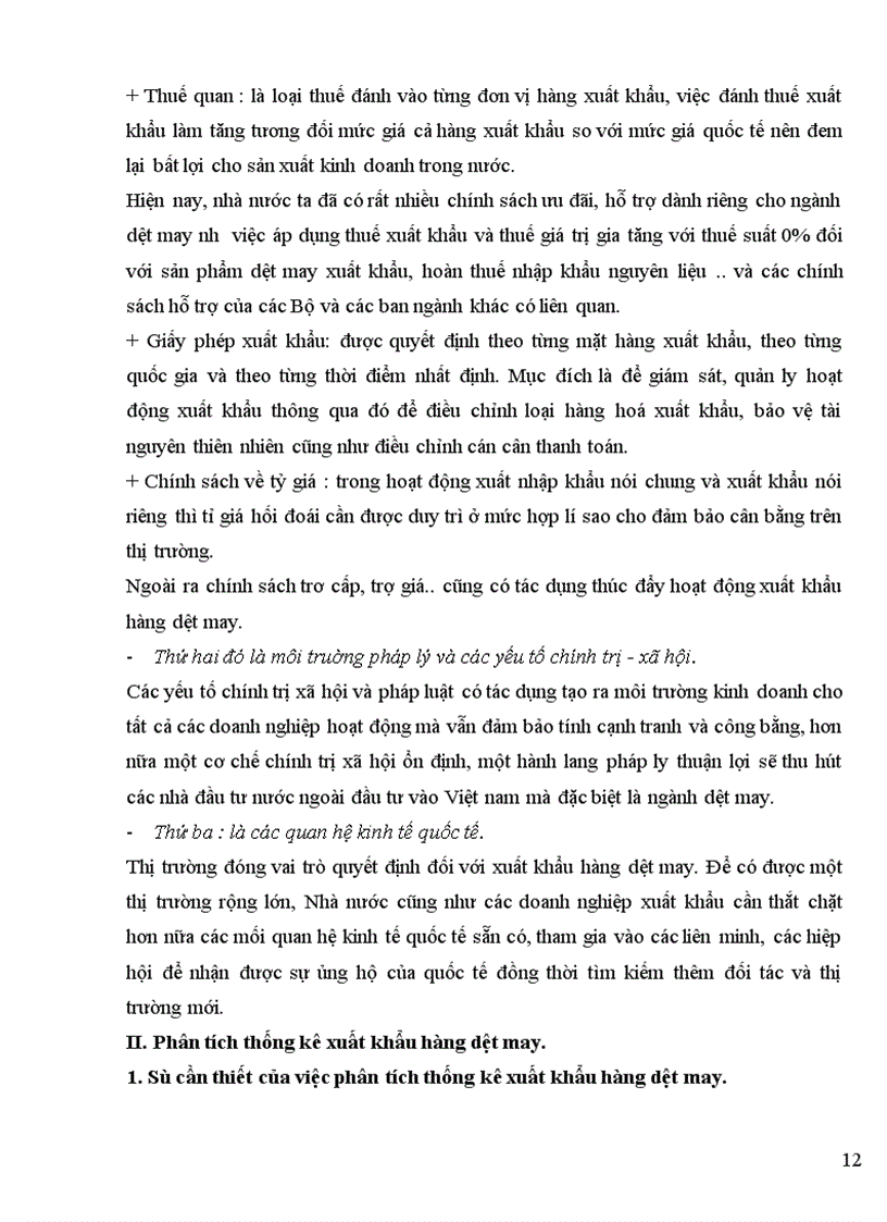 image for page Hoạt động xuất khẩu hàng dệt may của công ty cổ phần may Thăng long_ thực trạng và giải pháp