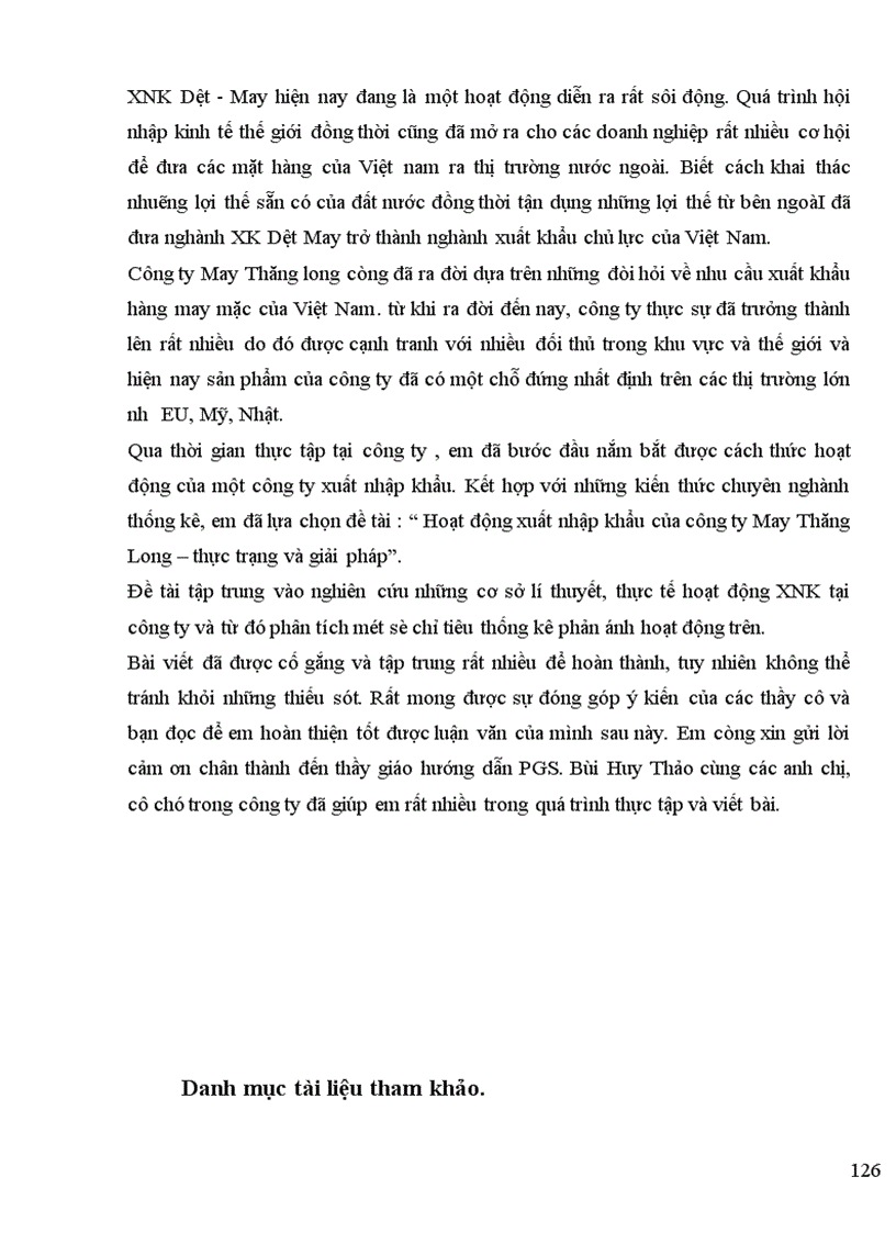 image for page Hoạt động xuất khẩu hàng dệt may của công ty cổ phần may Thăng long_ thực trạng và giải pháp