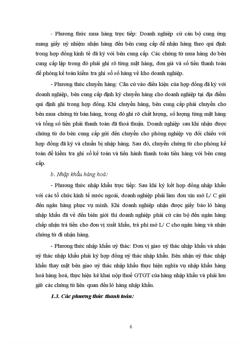 image for page Hoàn thiện kế toán nghiệp vụ mua hàng và thanh toán tiền hàng trong doanh nghiệp thương mại