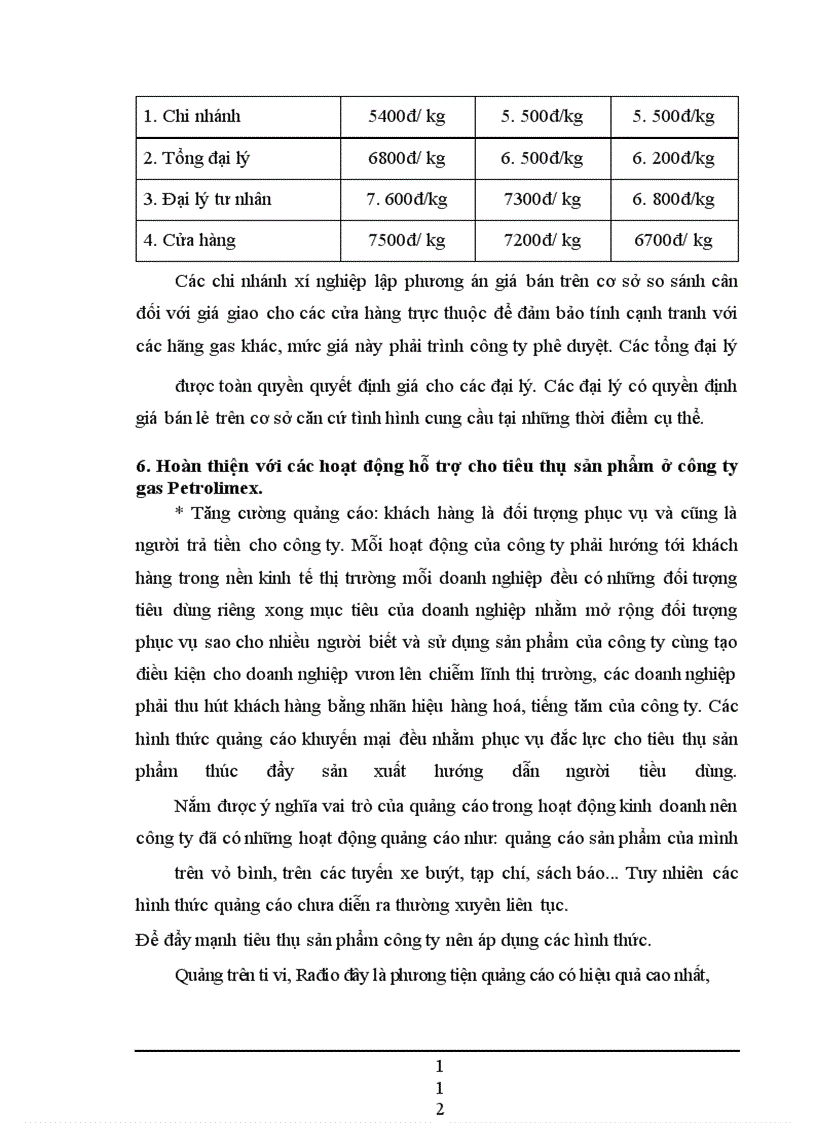 image for page Một số vấn đề về Hoạt động tiêu thụ sản phẩm của công ty Gas Petrolimex