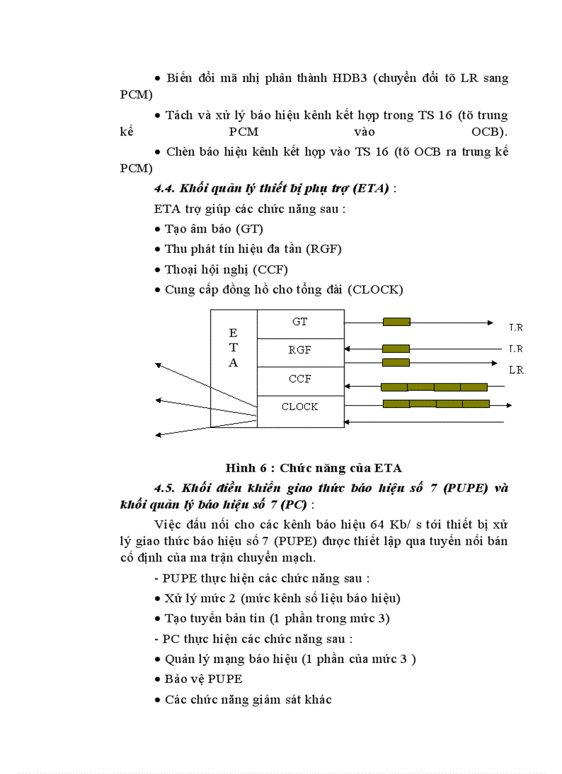 image for page Quá trình thiết lập cuộc gọi nội hạt trong tổng đài Alcatel1000 E10