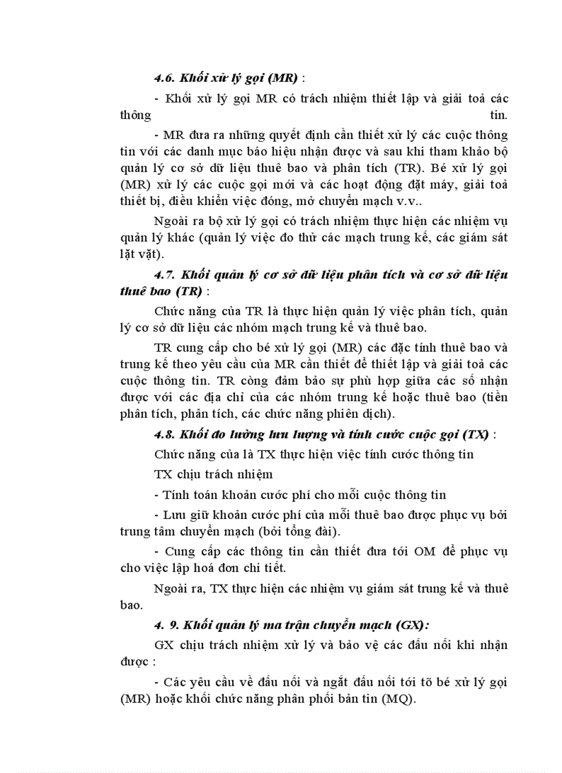 image for page Quá trình thiết lập cuộc gọi nội hạt trong tổng đài Alcatel1000 E10