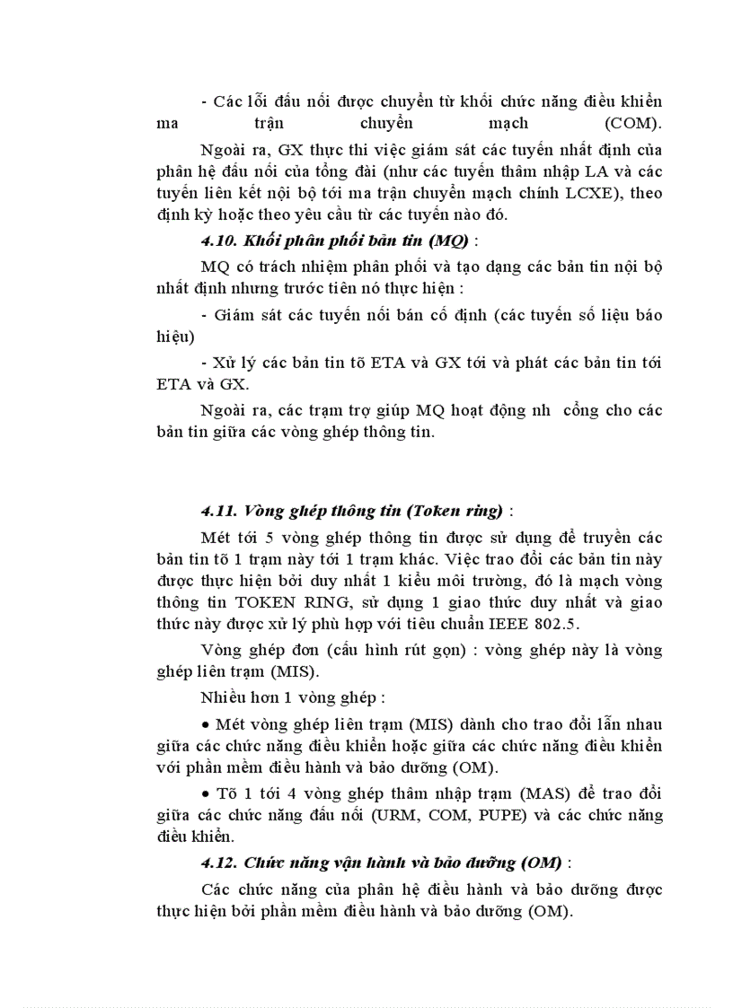 image for page Quá trình thiết lập cuộc gọi nội hạt trong tổng đài Alcatel1000 E10