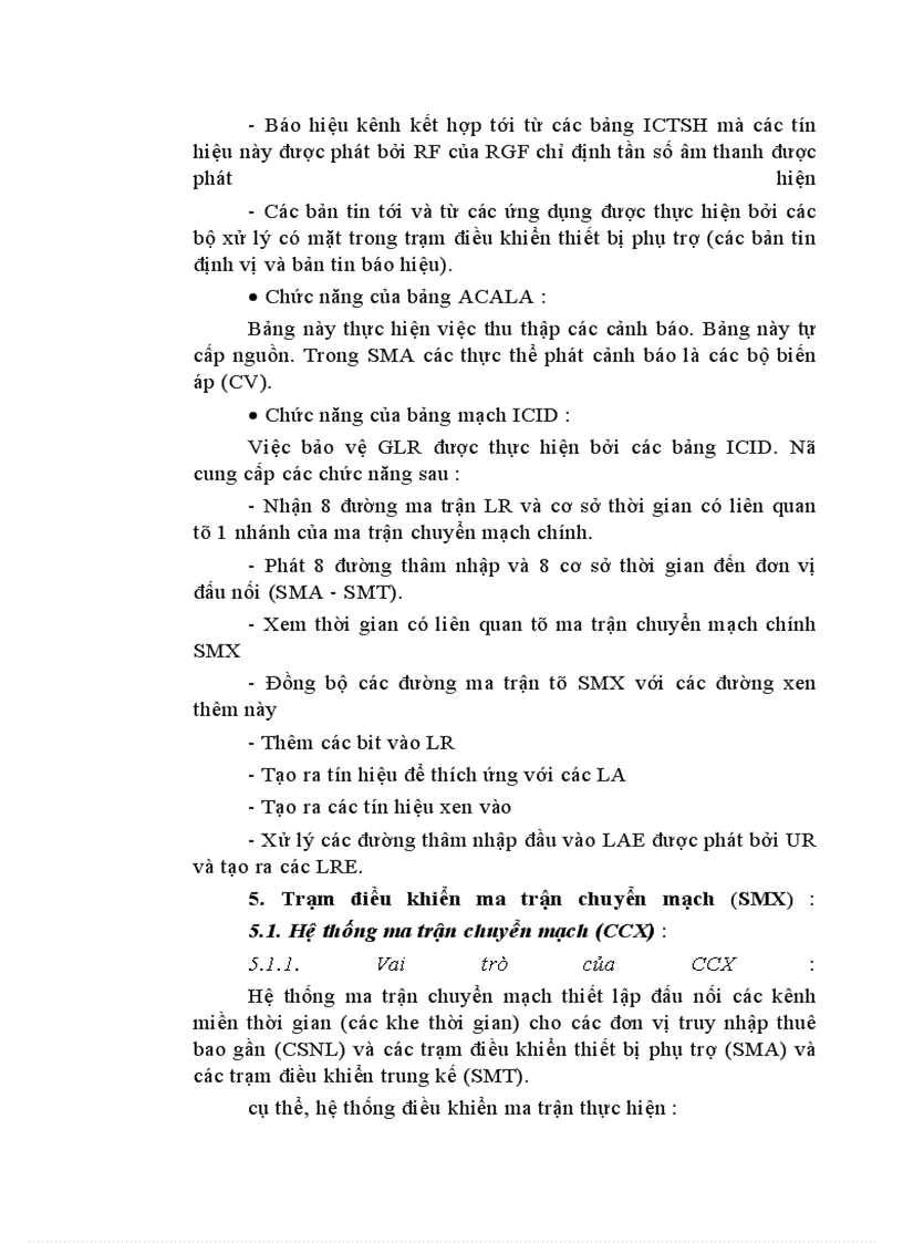 image for page Quá trình thiết lập cuộc gọi nội hạt trong tổng đài Alcatel1000 E10