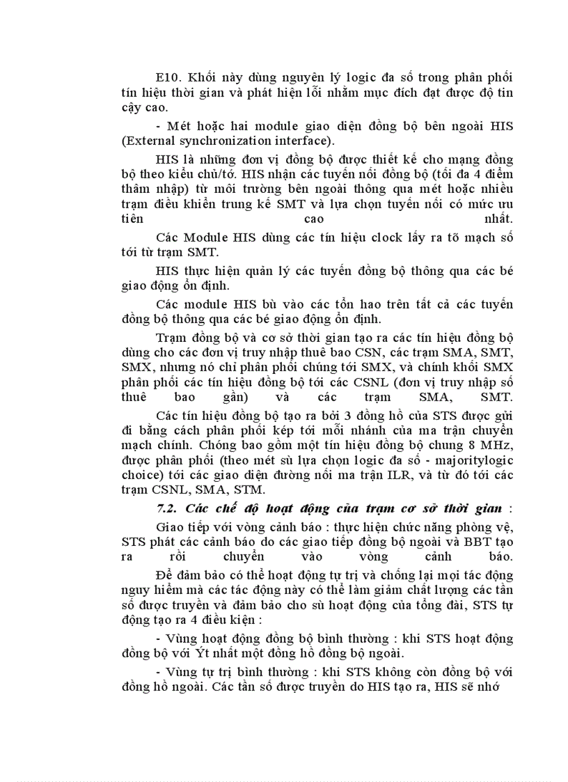 image for page Quá trình thiết lập cuộc gọi nội hạt trong tổng đài Alcatel1000 E10