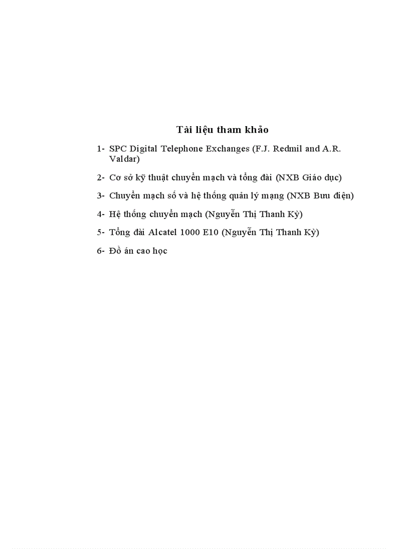 image for page Quá trình thiết lập cuộc gọi nội hạt trong tổng đài Alcatel1000 E10