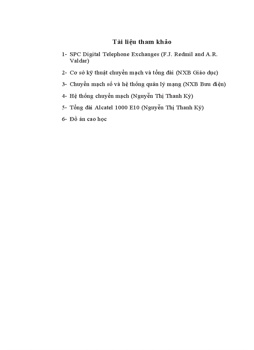 image for page Quá trình thiết lập cuộc gọi nội hạt trong tổng đài Alcatel1000 E10