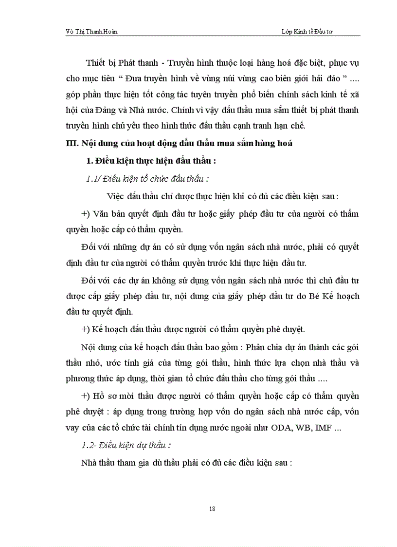 image for page Thực trạng và giải pháp hoạt động đấu thầu mua sắm thiết bị phát thanh truyền hình tại trung tâm truyền hình thương mại - Công ty Đầu tư và Phát triển Công nghệ Truyền hình Việt Nam (VTC)