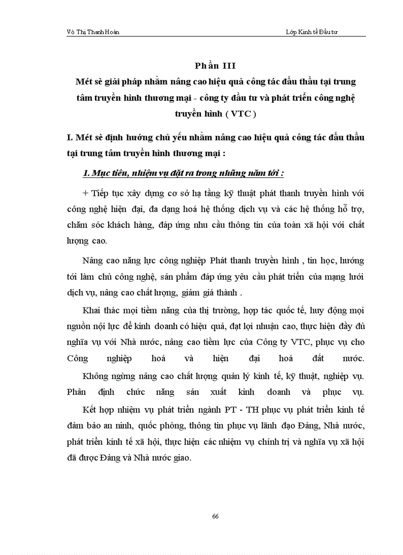 image for page Thực trạng và giải pháp hoạt động đấu thầu mua sắm thiết bị phát thanh truyền hình tại trung tâm truyền hình thương mại - Công ty Đầu tư và Phát triển Công nghệ Truyền hình Việt Nam (VTC)