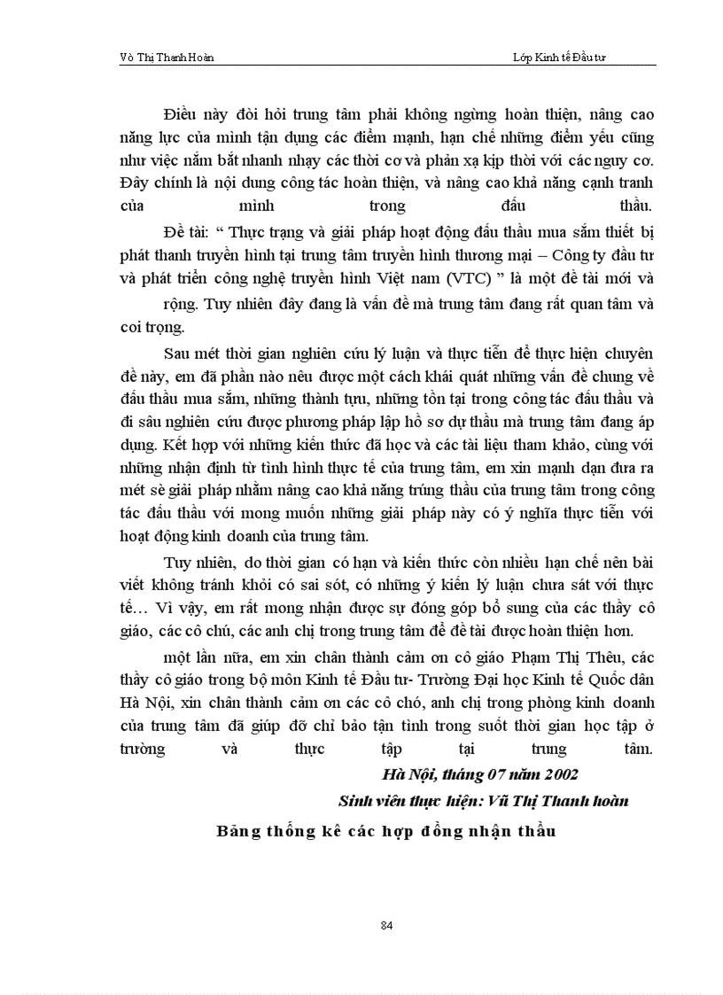 image for page Thực trạng và giải pháp hoạt động đấu thầu mua sắm thiết bị phát thanh truyền hình tại trung tâm truyền hình thương mại - Công ty Đầu tư và Phát triển Công nghệ Truyền hình Việt Nam (VTC)