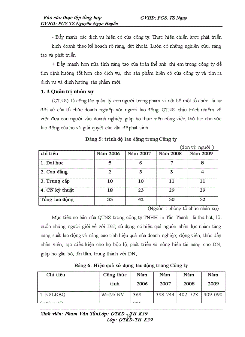 image for page Một số Giải pháp nhằm nâng cao hiệu quả nguồn nhân lực tại Công ty TNHH In Tấn Thành